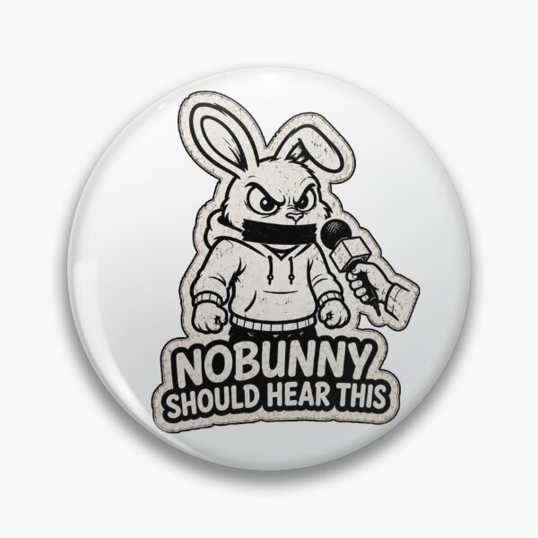 Item preview, No Bunny Should Hear This – Funny Bunny Sticker, T-Shirt & Hoodie designed and sold by bunnymode.