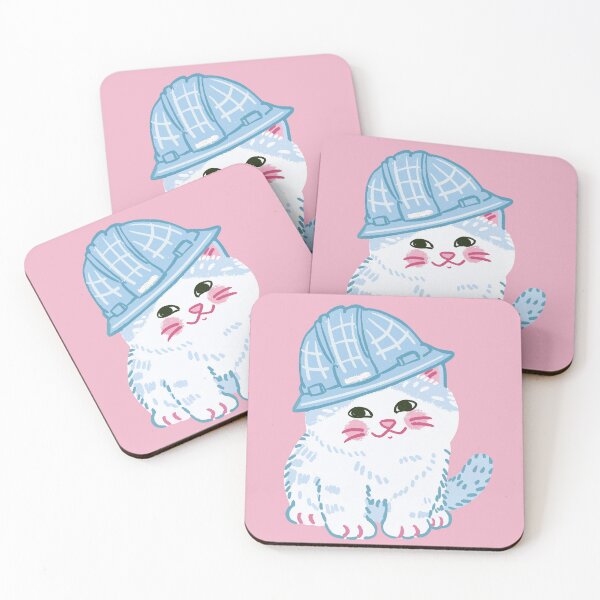 Item preview, Rookie Hard Hat Kitty designed and sold by Gotta Geta Gato.