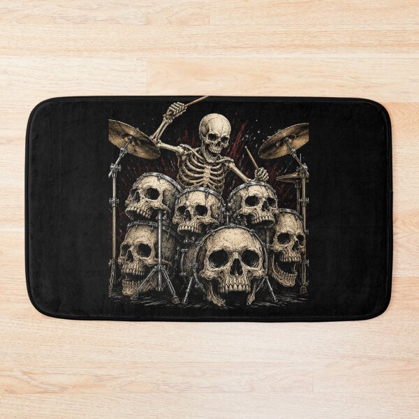 Item preview, death playing his favorite music designed and sold by Nela-&-Lena.