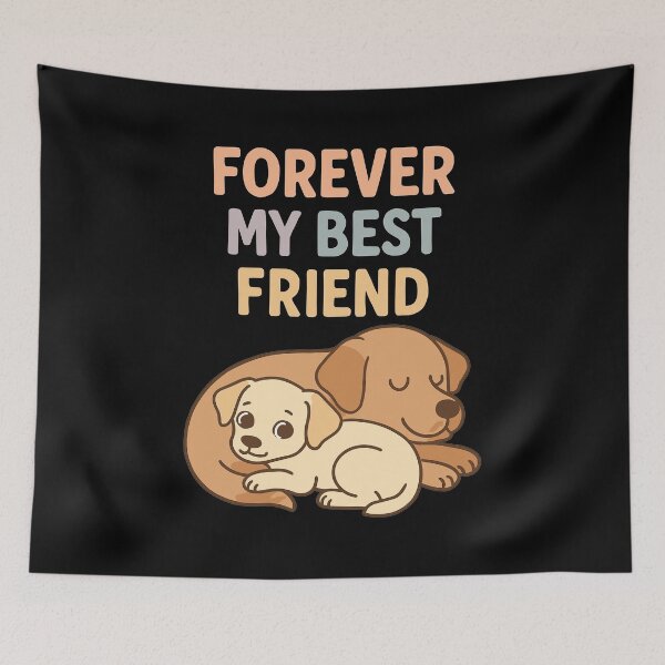Item preview, Cute Dogs Best Friend Pastel Graphic Design designed and sold by Pineapple-Tree.