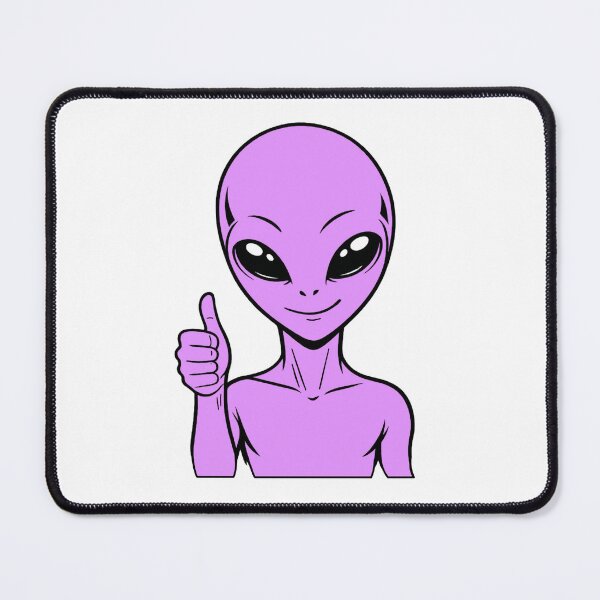 Item preview, ZORGO Alien Thumbs Up – Funny Space Alien Approval Sticker designed and sold by The-Visitors.