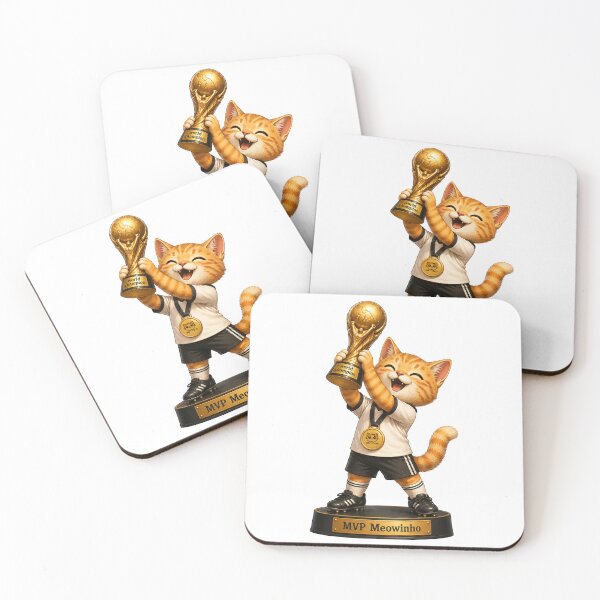 Item preview, World Champion Cat - MVP Meowinho designed and sold by WeLoveCatss.
