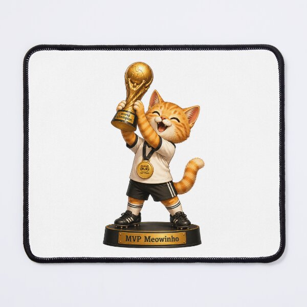 Item preview, World Champion Cat - MVP Meowinho designed and sold by WeLoveCatss.