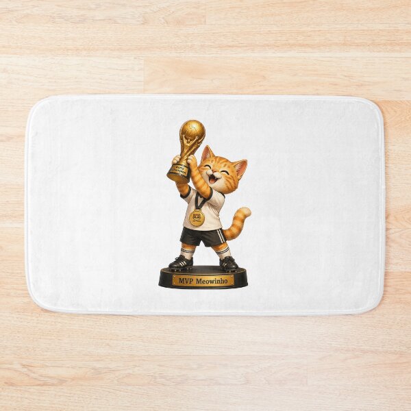 Item preview, World Champion Cat - MVP Meowinho designed and sold by WeLoveCatss.