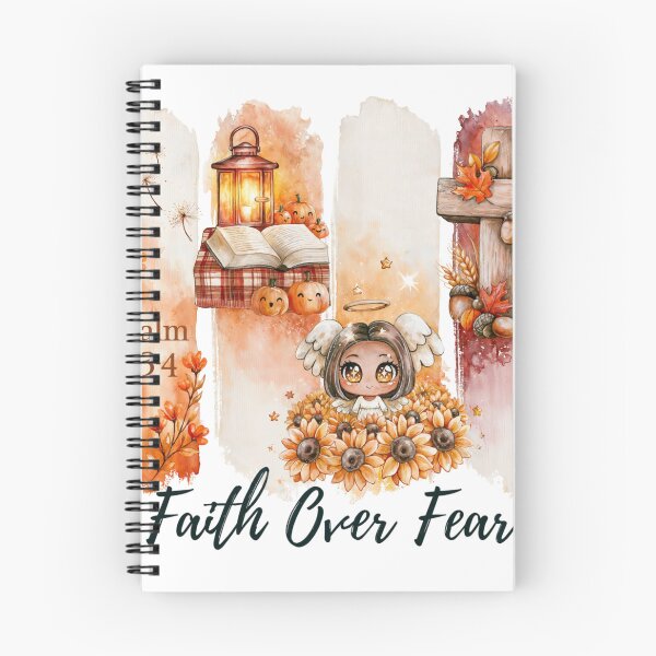 Item preview, Faith Over Fear Christian Autumn Watercolor Design | Psalm 23:4 Bible Verse Sunflower Angel Fall Shirt designed and sold by Anastasiia Yurevych.