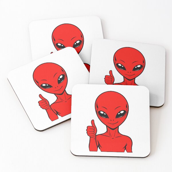 Item preview, ZORGO Alien Thumbs Up – Funny Space Alien Approval Sticker designed and sold by The-Visitors.