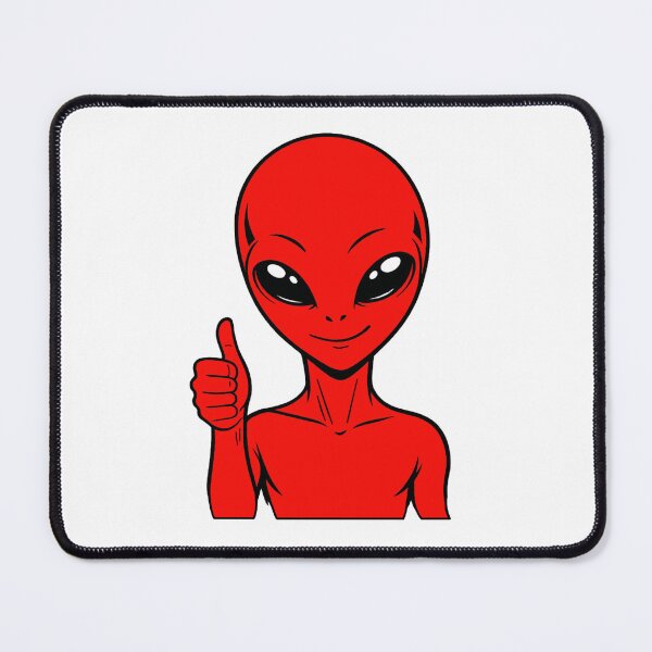 Item preview, ZORGO Alien Thumbs Up – Funny Space Alien Approval Sticker designed and sold by The-Visitors.