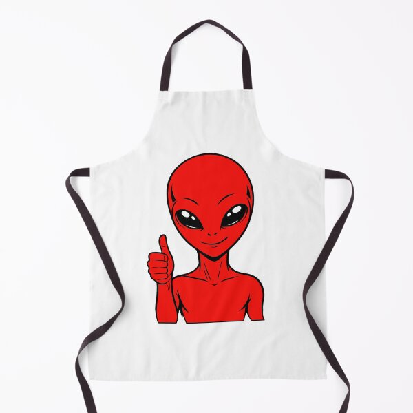 Artikelvorschau, ZORGO Alien Daumen hoch – Lustiger Aufkleber mit Weltraum-Alien-Motiv entworfen und verkauft von The-Visitors.