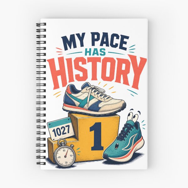 Item preview, My Pace Has History Funny Runner Running Humor designed and sold by Print Loft.