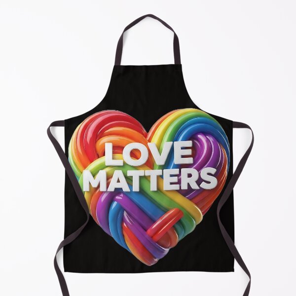 Item preview, LOVE MATTERS - RAINBOW HEART designed and sold by ToxicInkArt.