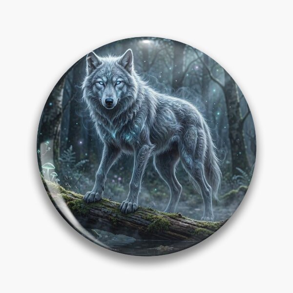 Item preview, Spirit of the Moonlit Wolf designed and sold by ZolaDesings.