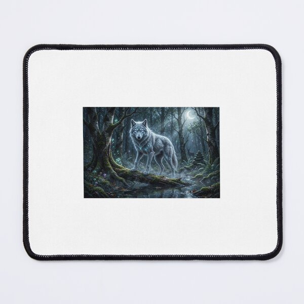 Item preview, Spirit of the Moonlit Wolf designed and sold by ZolaDesings.