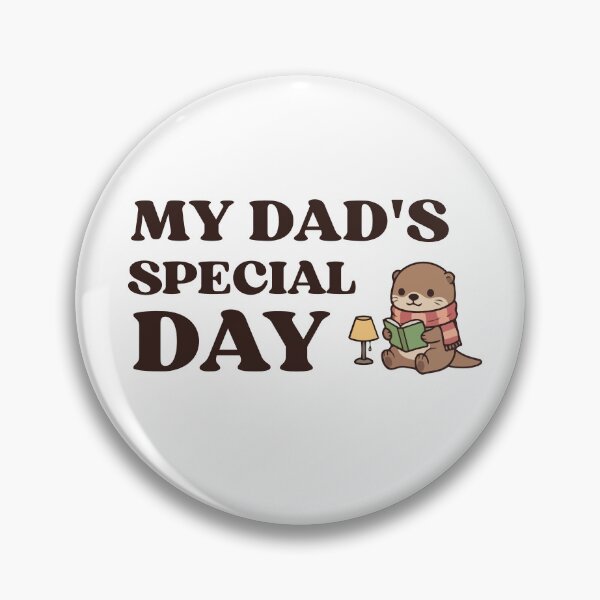 Item preview, My Dad's Special Day Cute Reading Otter | Father's Day Book Lover Gift designed and sold by Thegoldenline.