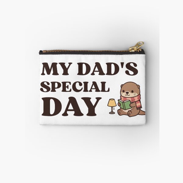Item preview, My Dad's Special Day Cute Reading Otter | Father's Day Book Lover Gift designed and sold by Thegoldenline.