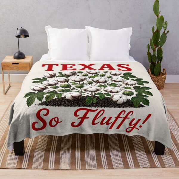 Item preview, Texas So Fluffy Cotton Farm Heritage Design designed and sold by The-Drip-Studio.