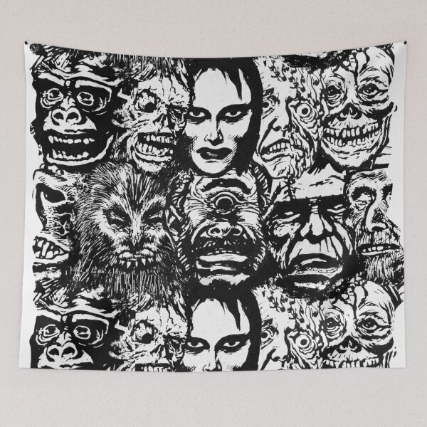 Item preview, Horror Mask Collage designed and sold by Scott Banks.