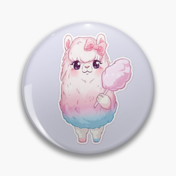 Item preview, Adorable Pastel Alpaca Sticker | Cute Cotton Candy Kawaii Animal designed and sold by Stylestickers55.