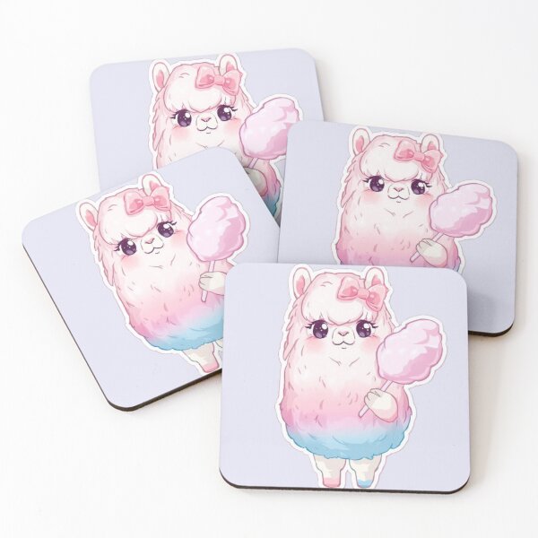 Item preview, Adorable Pastel Alpaca Sticker | Cute Cotton Candy Kawaii Animal designed and sold by Stylestickers55.
