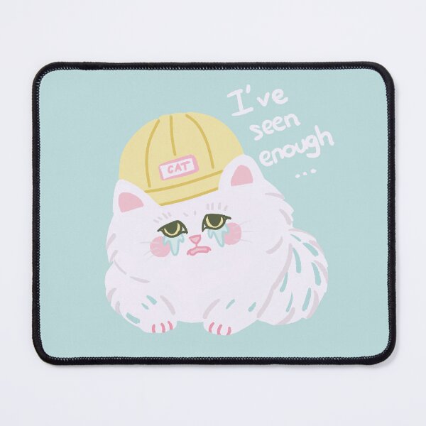Item preview, Crying Hard Hat Kitty designed and sold by Gotta Geta Gato.