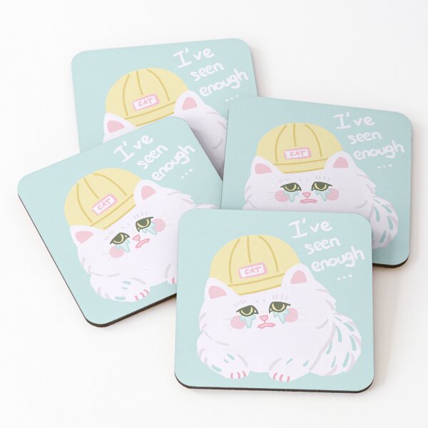 Item preview, Crying Hard Hat Kitty designed and sold by Gotta Geta Gato.