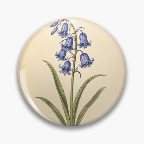 Item preview, Bluebell Flower Vintage Botanical Illustration Art Print designed and sold by NuvoraNest.