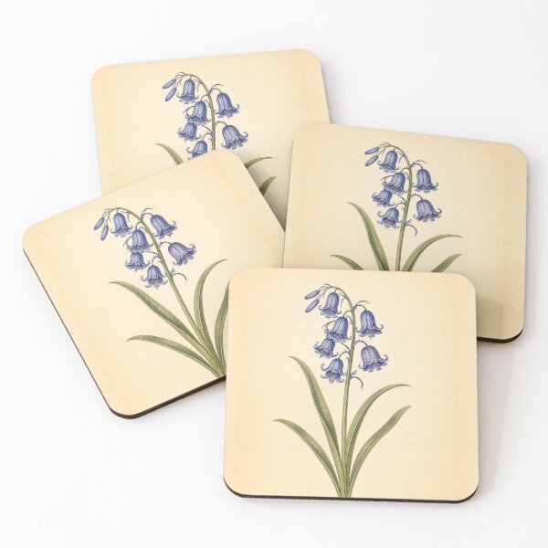 Item preview, Bluebell Flower Vintage Botanical Illustration Art Print designed and sold by NuvoraNest.