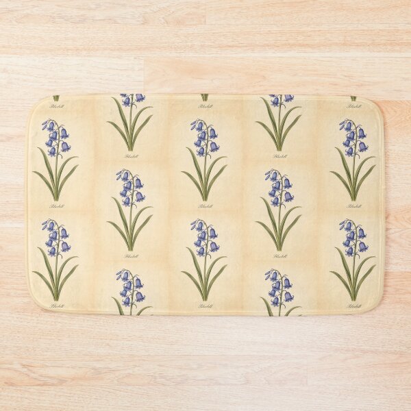 Item preview, Bluebell Flower Vintage Botanical Illustration Art Print designed and sold by NuvoraNest.