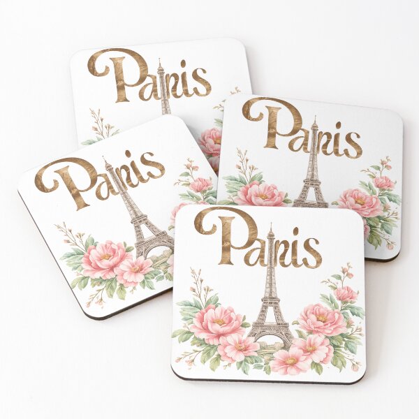Item preview, Paris Floral Eiffel Tower Design designed and sold by Reshmakhan.