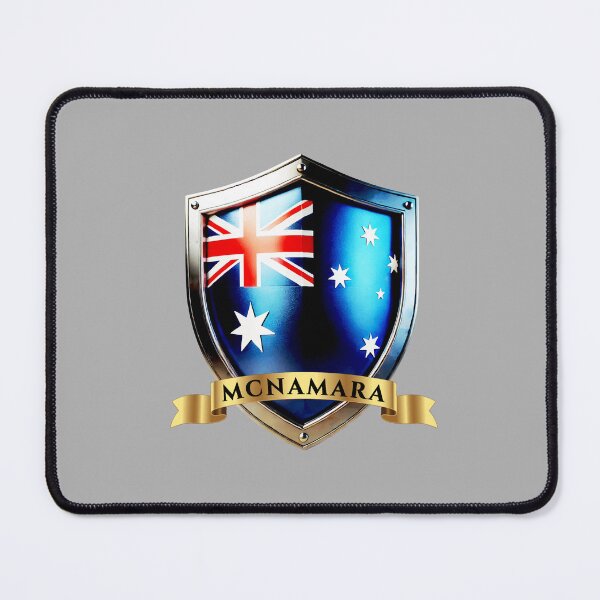 Item preview, McNamara Australian Heritage Crest Shield designed and sold by Highlandkings.