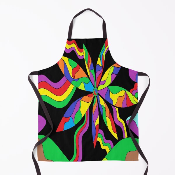 Item preview, Psychedelic Floral Art – Mind-Bending Trippy Flower Print designed and sold by oceantospace.