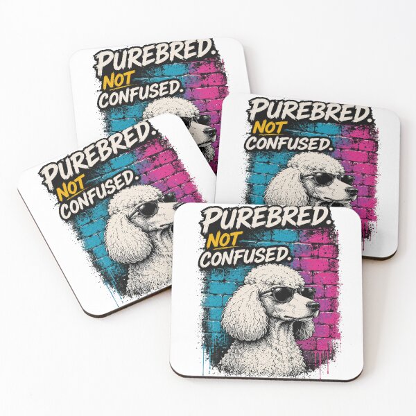 Item preview, Purebred Not Confused Funny Poodle Dog Lover Shirt designed and sold by PINK FREE.