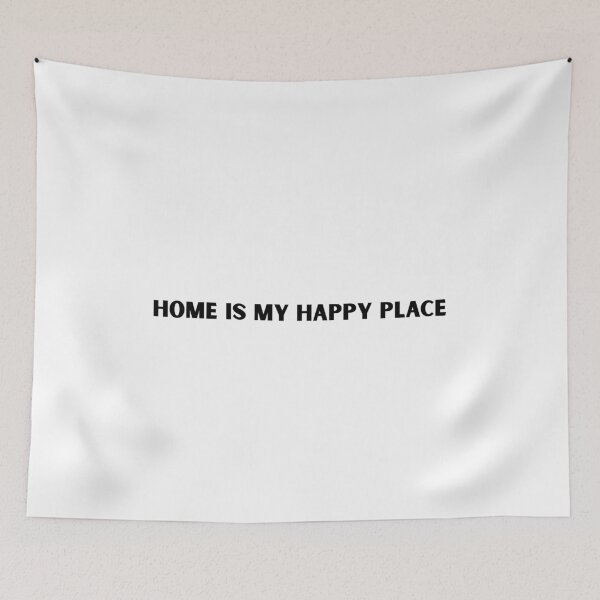 Item preview, Home Is My Happy Place Funny Homebody Introvert designed and sold by FarazDesign110.