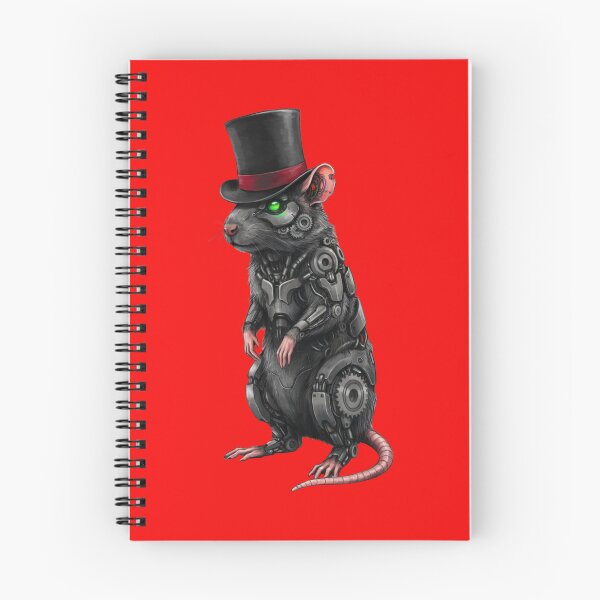 Item preview, a large mechanical rat with a cyberpunk aesthetic designed and sold by 123ks.
