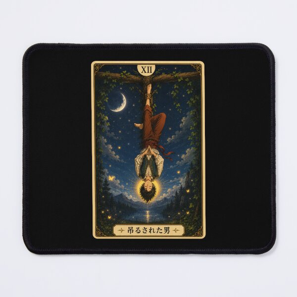 Item preview, Tarot card the hanged man in anime style designed and sold by ProjecTees.