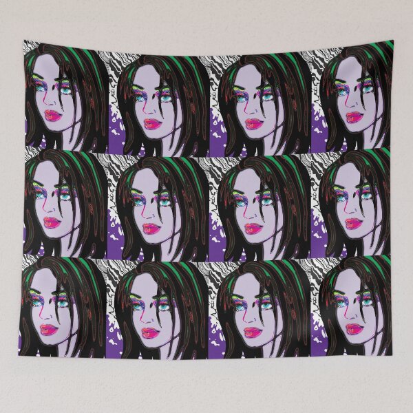 Item preview, Electric Individualistic Pop Art Portrait of a Woman designed and sold by cremedecolor.