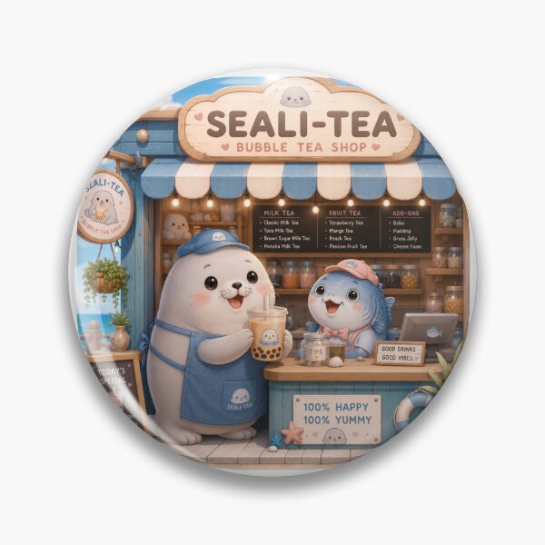 Item preview, Seali Tea Time designed and sold by QuirkNest Studio .