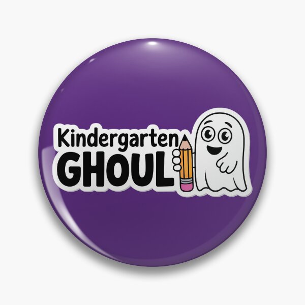 Item preview, Kindergarten Ghoul Cute Ghost Teacher Halloween Sticker designed and sold by Raw Tigers.