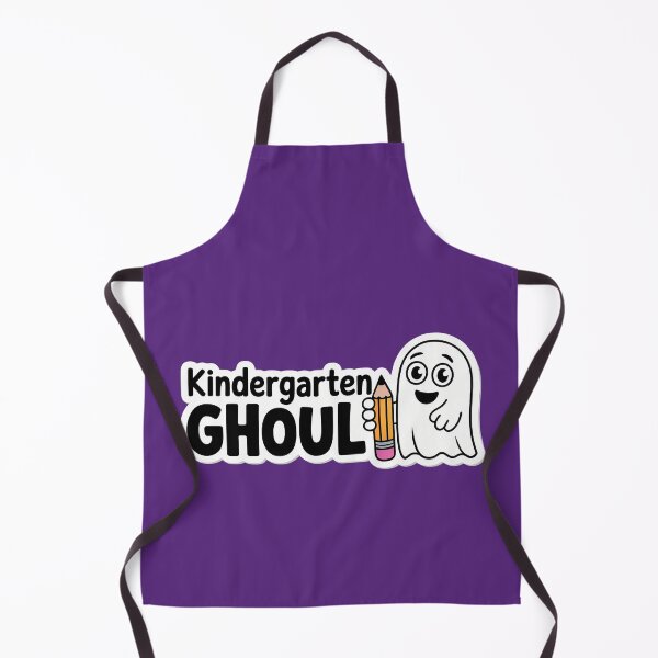 Item preview, Kindergarten Ghoul Cute Ghost Teacher Halloween Sticker designed and sold by Raw Tigers.