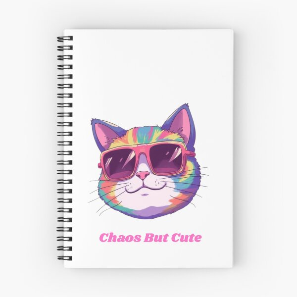 Item preview, Chaos But Cute Cat – Funny Colorful Kitty with Sunglasses | Cute Rainbow Cat Design designed and sold by Terannart.