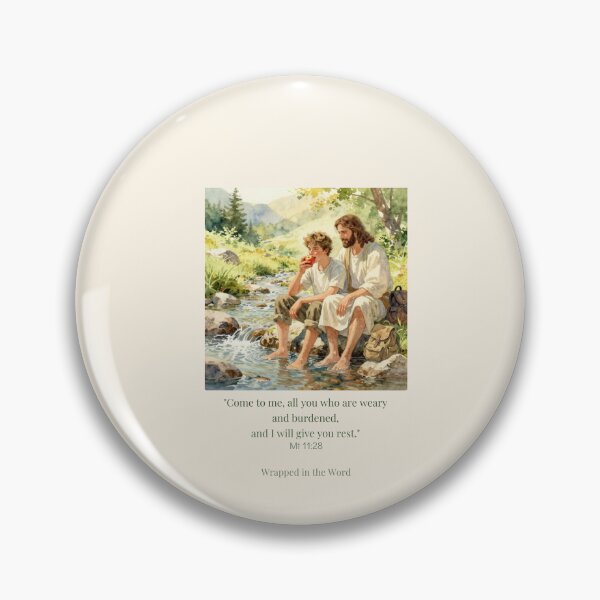 Item preview, Come to Me, All Who Are Weary | Matthew 11:28 designed and sold by BCapybara.