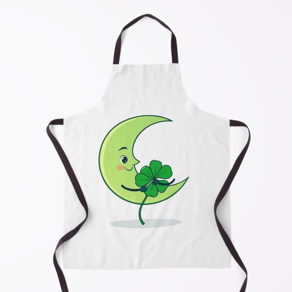 Item preview, Moon and four-leaf clover designed and sold by Lucky 777.