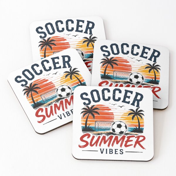 Item preview, Soccer Summer Vibes Beach Football Retro Sunset T-Shirt designed and sold by novaduman.