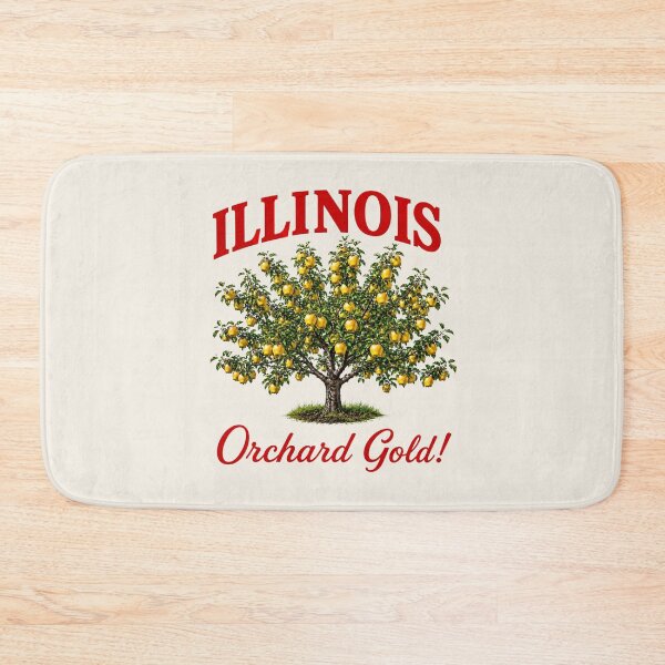 Item preview, Illinois Golden Apple Orchard – Orchard Gold! designed and sold by The-Drip-Studio.