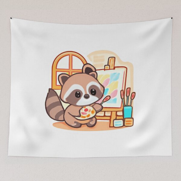 Item preview, Raccoon Art Studio designed and sold by foryouandyours.