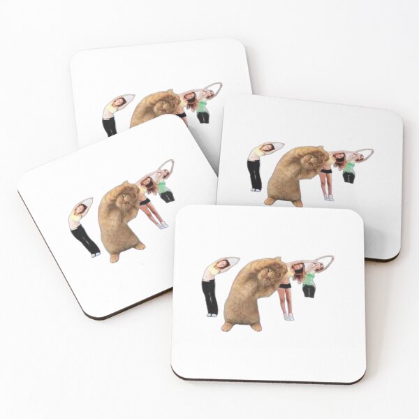 Item preview, Yoga Cat Stickers <3 designed and sold by lolalacavaaa.