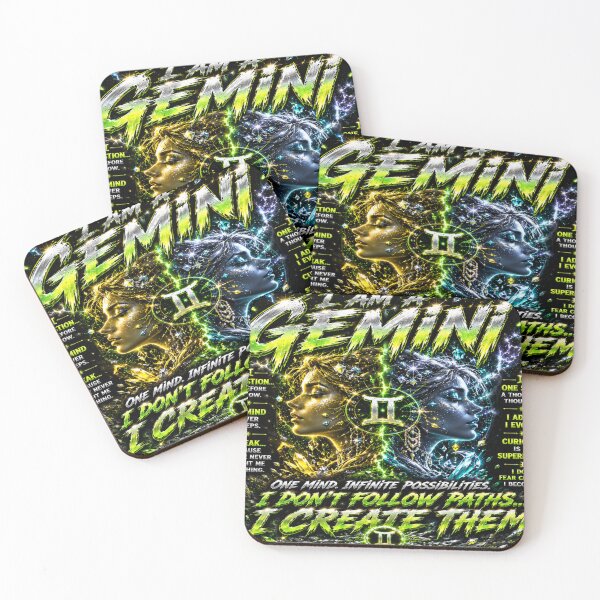 Item preview, I Am A Gemini Celestial Zodiac Twin Art designed and sold by BulletKitty82.