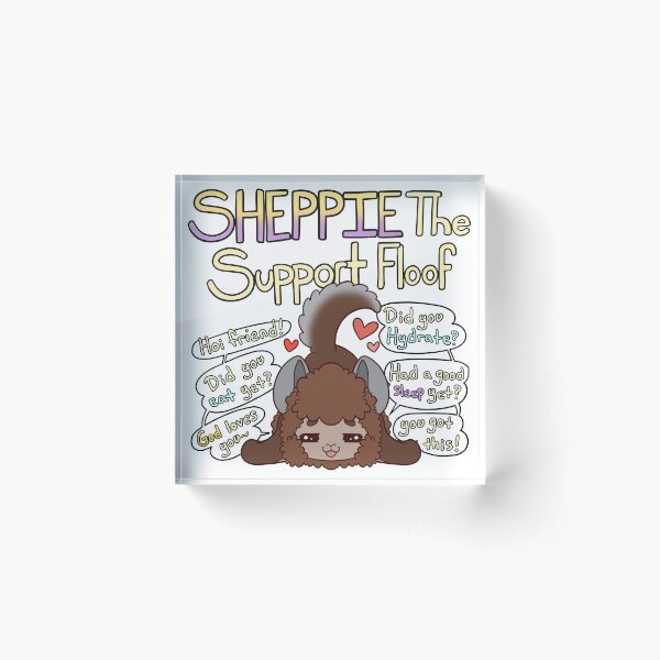 Item preview, Sheppie the Support Floof designed and sold by SeebeeNanigans.
