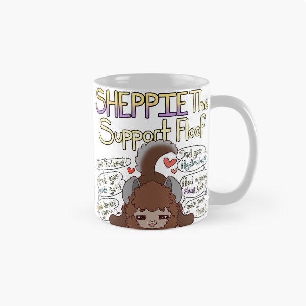 Item preview, Sheppie the Support Floof designed and sold by SeebeeNanigans.