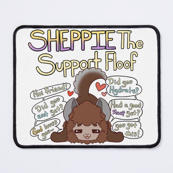 Item preview, Sheppie the Support Floof designed and sold by SeebeeNanigans.