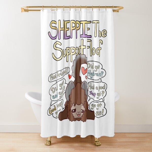 Item preview, Sheppie the Support Floof designed and sold by SeebeeNanigans.